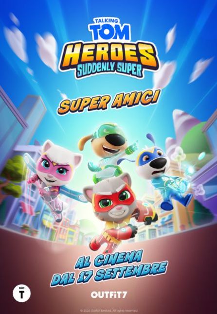 TALKING TOM HEROES SUPER AMICI AL CINEMA